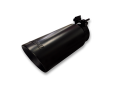 Double Wall Exhaust Tip Black Coated