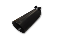 Double Wall Exhaust Tip Black Coated