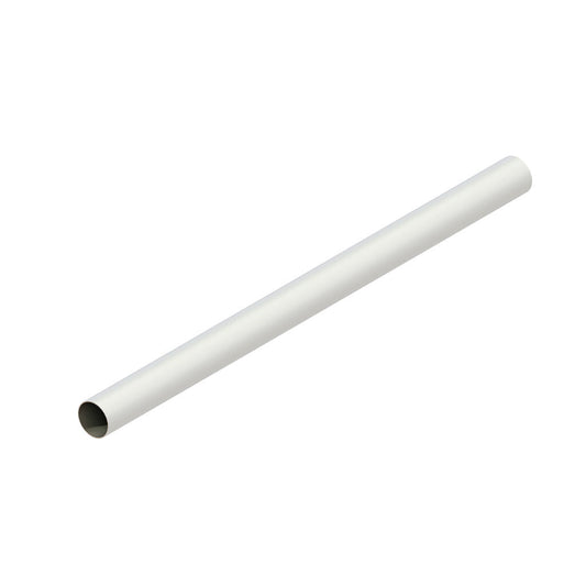 6061 Brushed Aluminium Straight Tube 20" Length